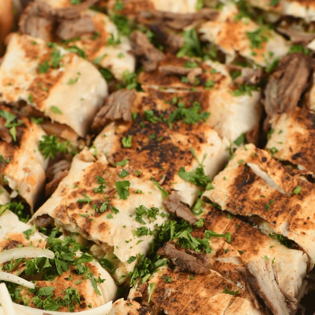 Steak Sandwich Tray.