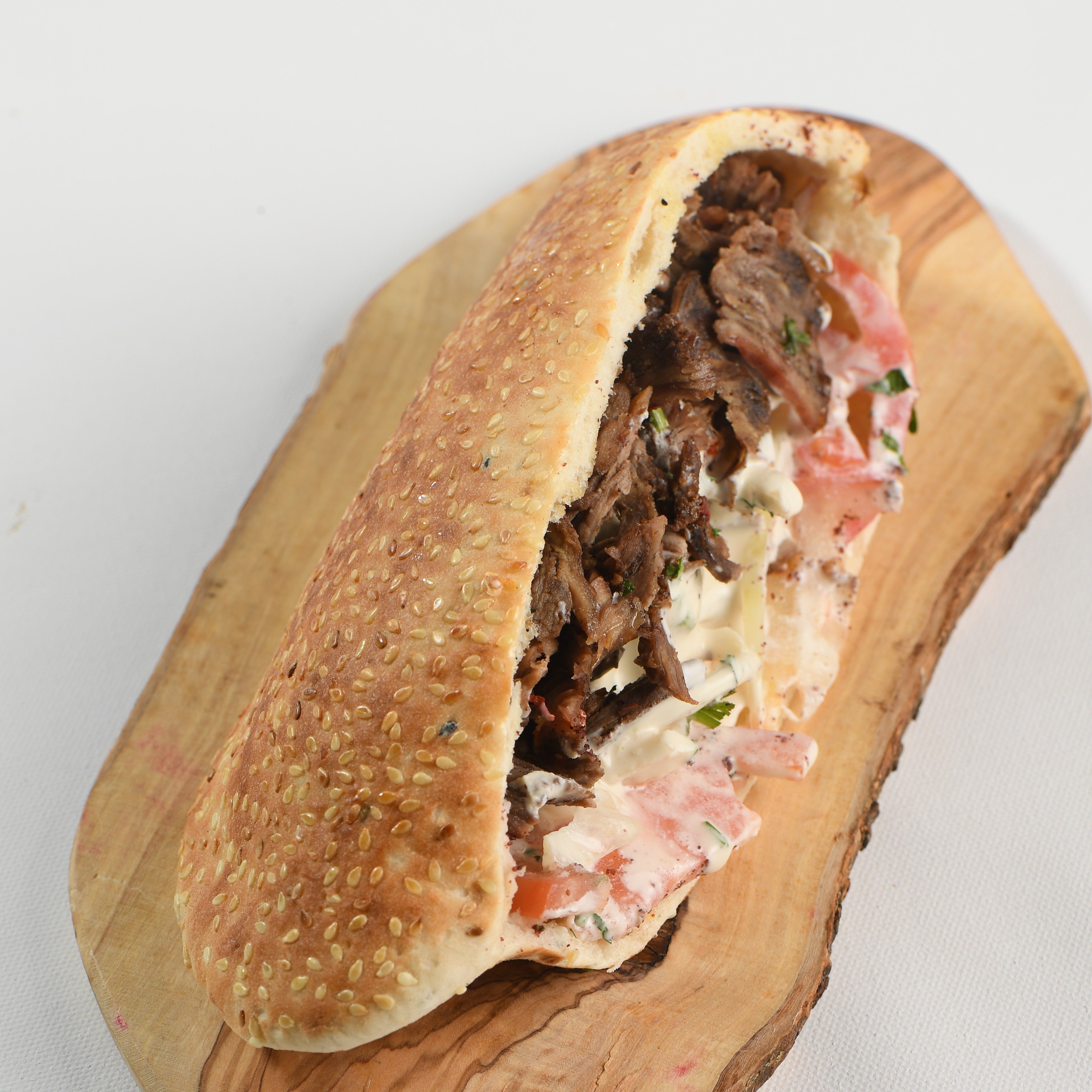 Sesame Steak Sandwich.