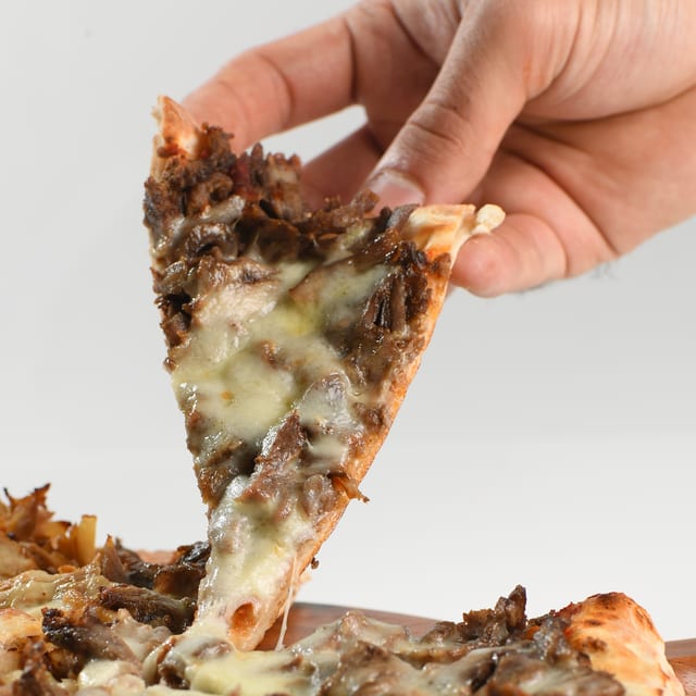 Steak Pizza.