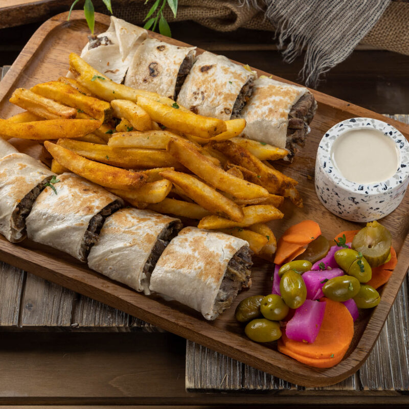 Double Steak Shawarma Meal
