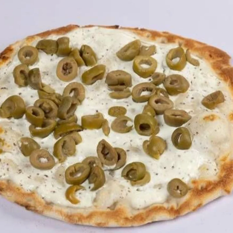 Labneh with Green Olives